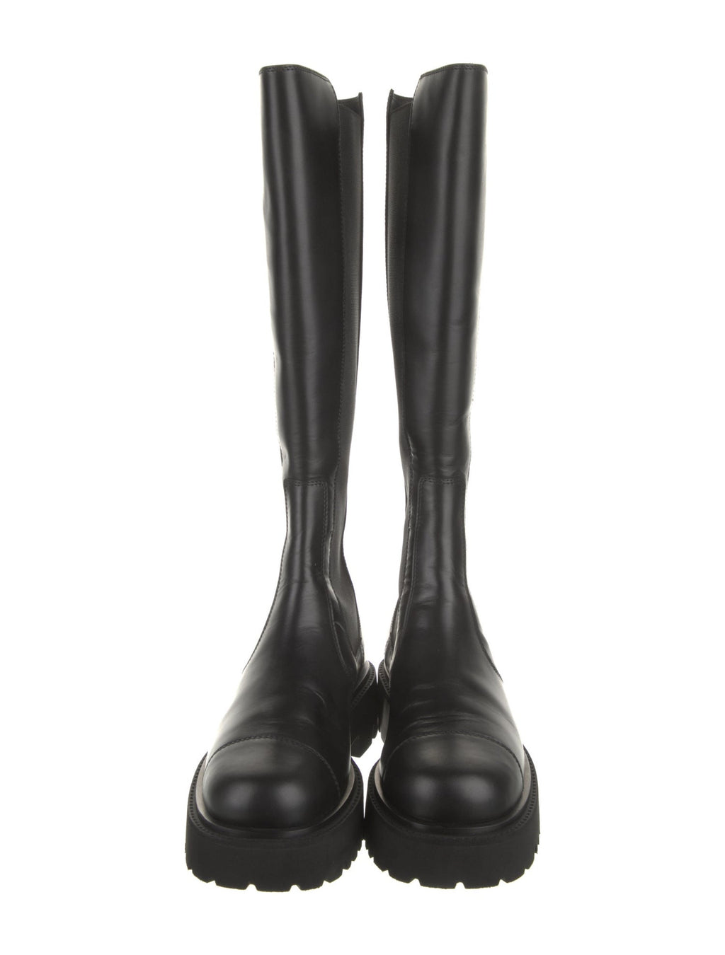 Chanel interlocking CC logo riding boots