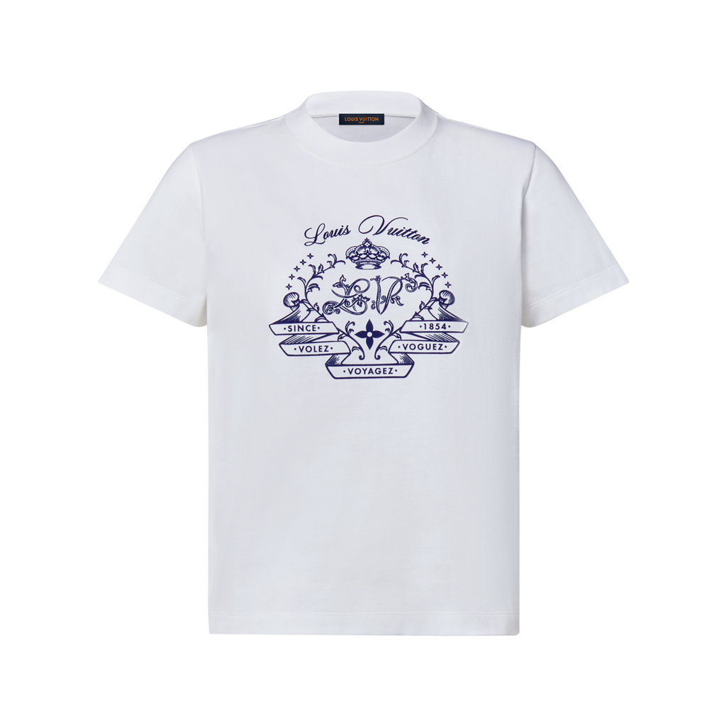 Louis Vuitton flocked signature Tshirt