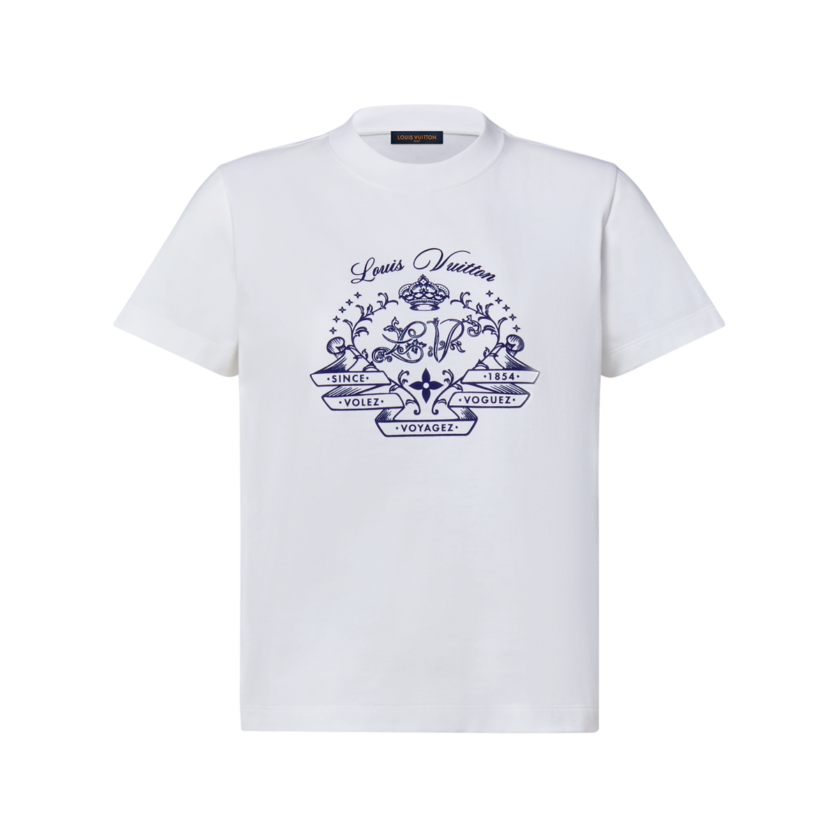 Louis Vuitton flocked signature Tshirt