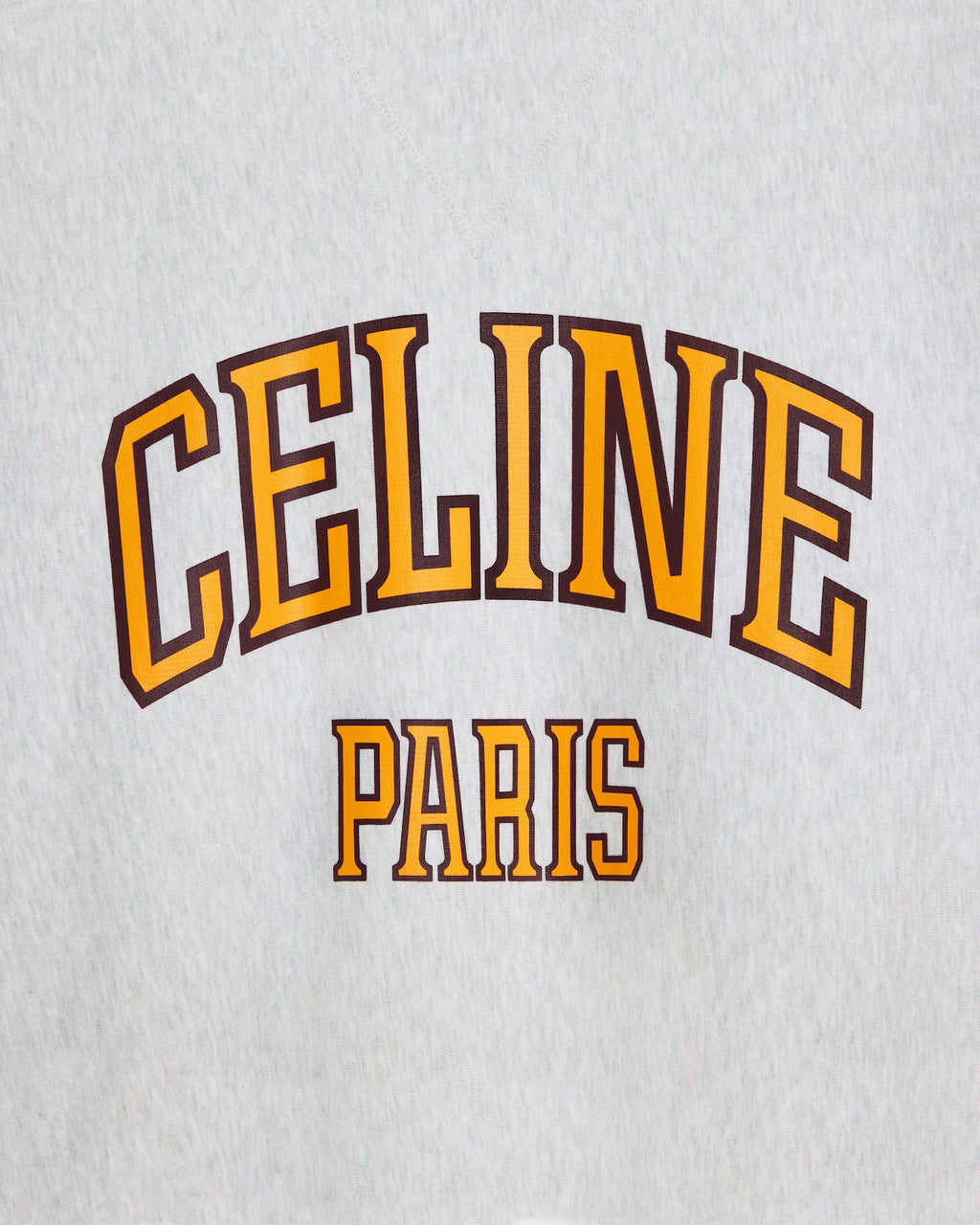 Celine loose sweatshirt in cotton fleece