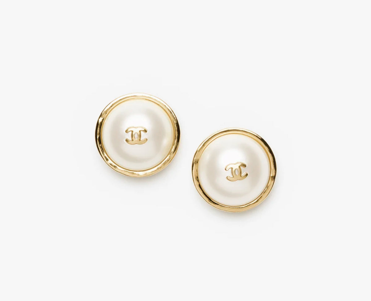 Chanel stud earrings