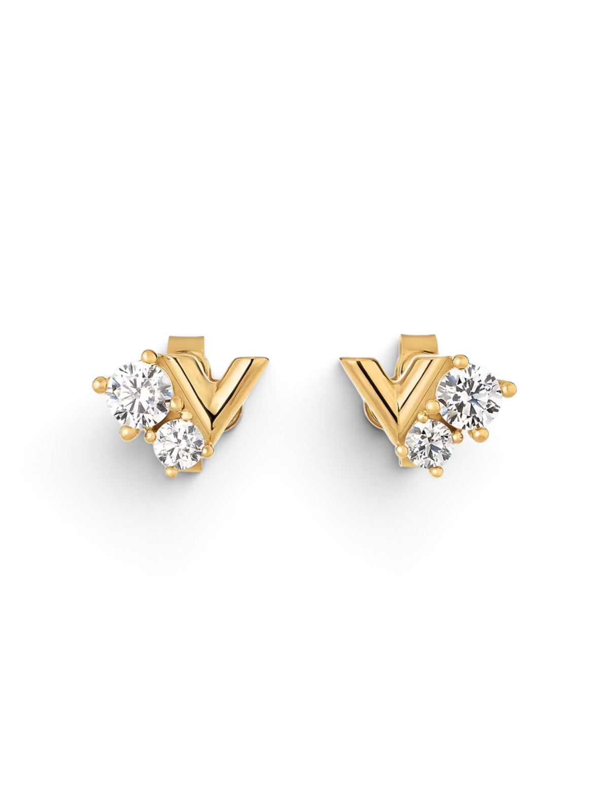 Louis Vuitton essential V strass PM earrings