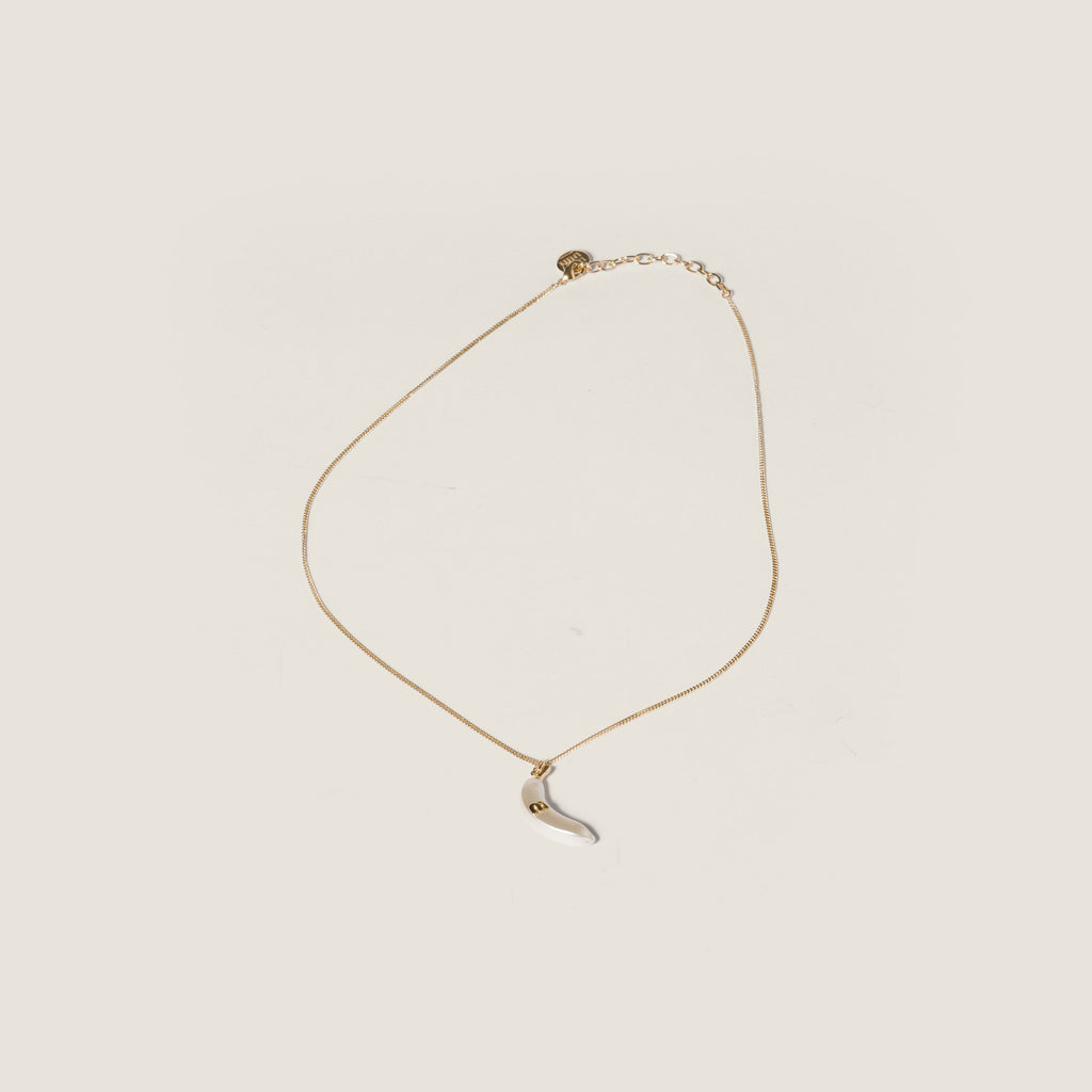 Miu Miu Metal necklace with pendant