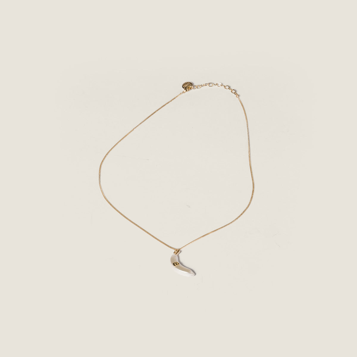 Miu Miu Metal necklace with pendant