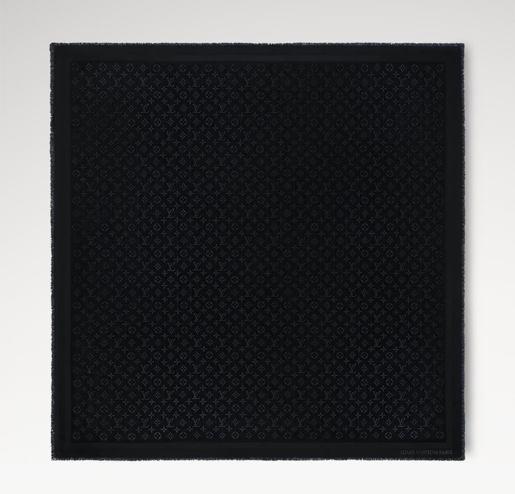 Louis Vuitton monogram classic shawl