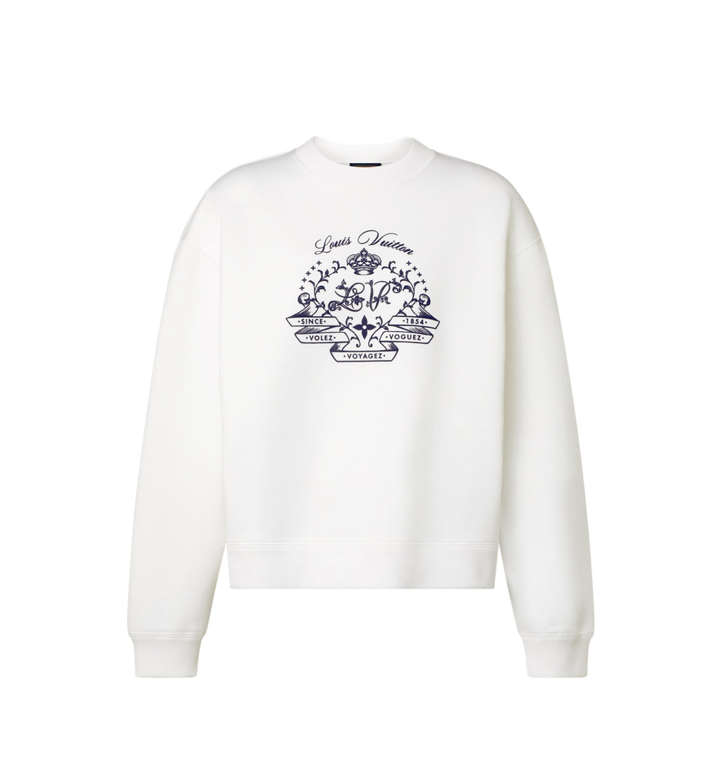 Louis Vuitton flocked signature sweater