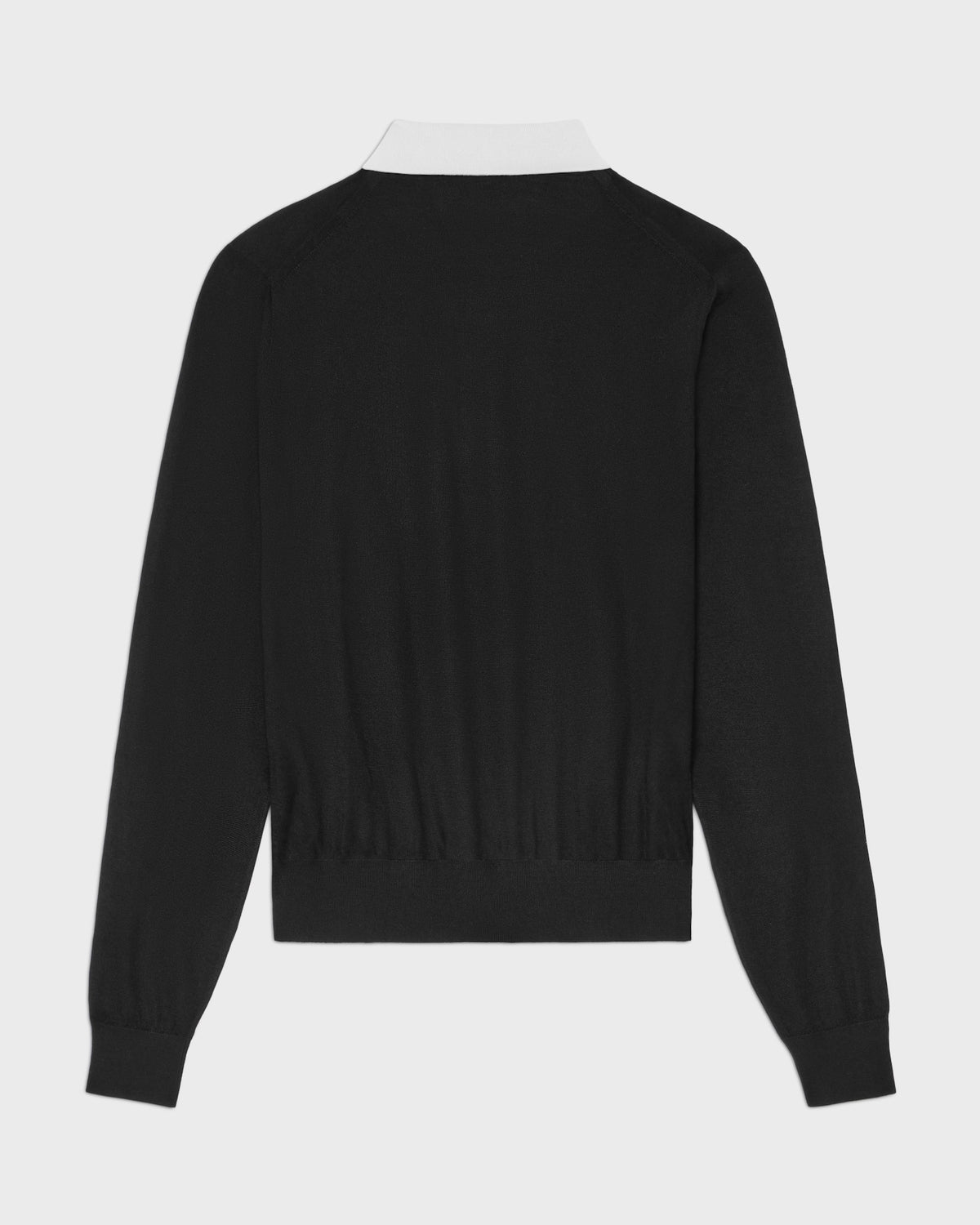 Celine polo sweater in fine cashmere silk