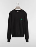 Dior sweater with clover embroidery
