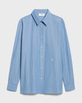 Celine classic shirt in striped cotton poplin