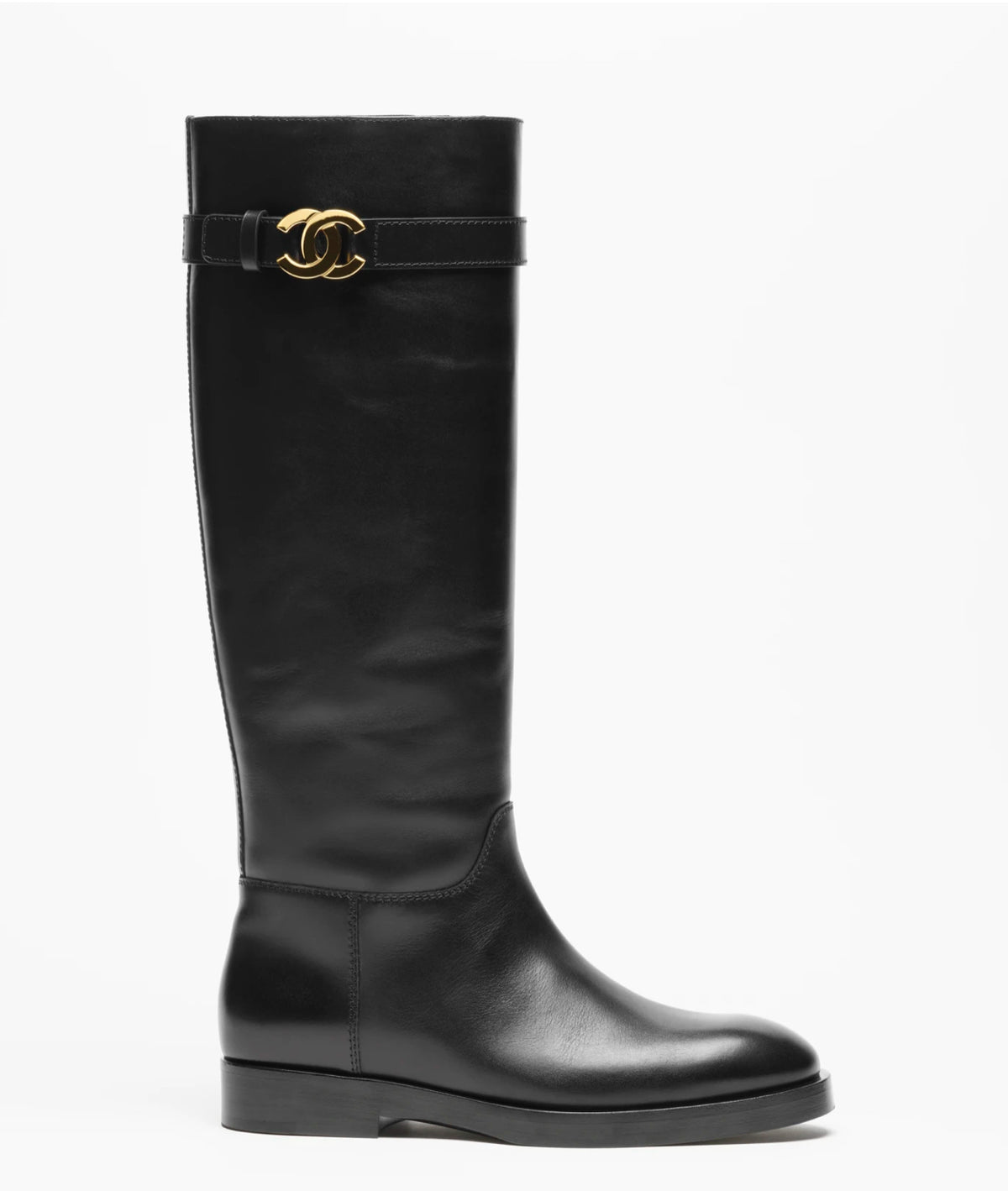 Chanel high boots in calfskin