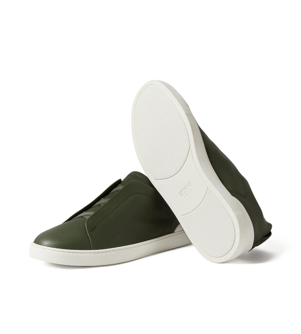 Zegna triple stitch sneakers
