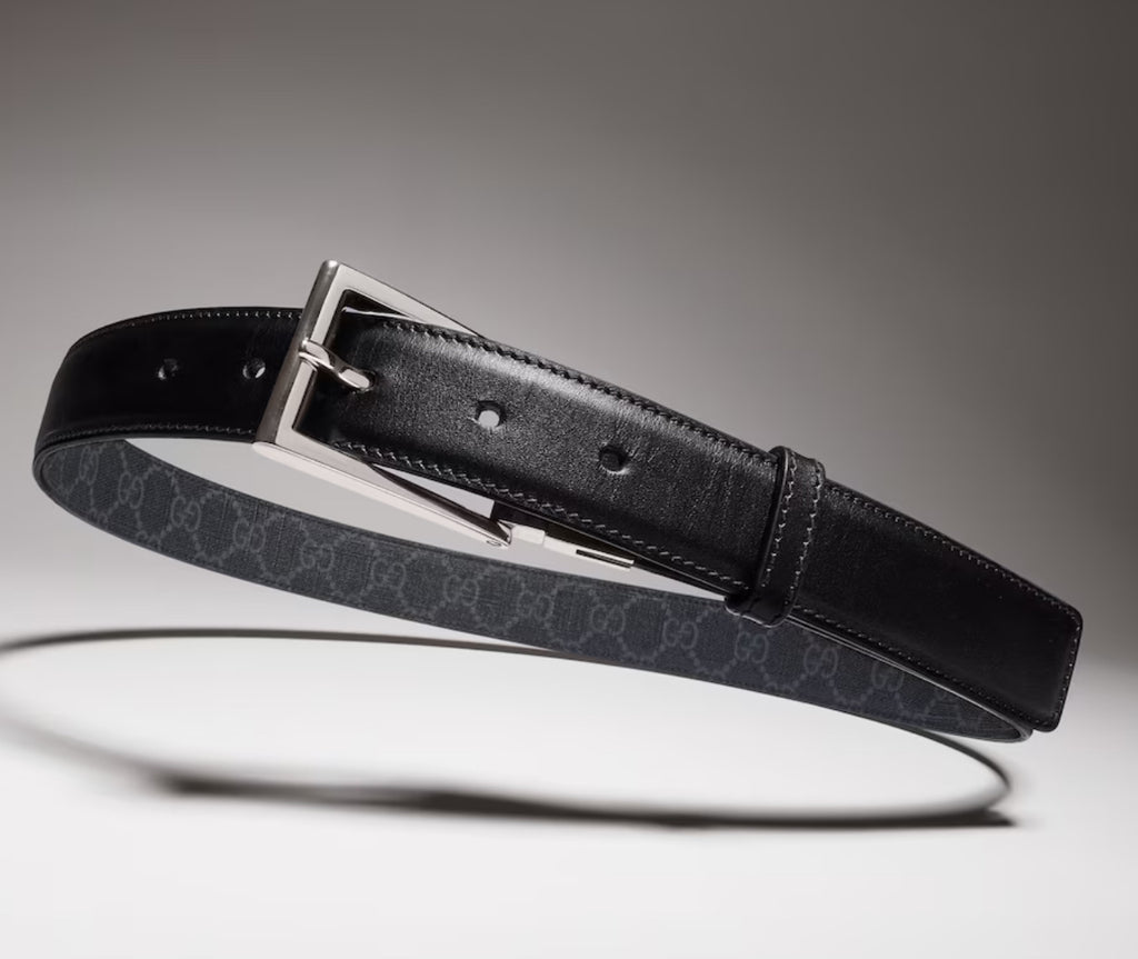 Gucci reversible belt with rectangular buckle