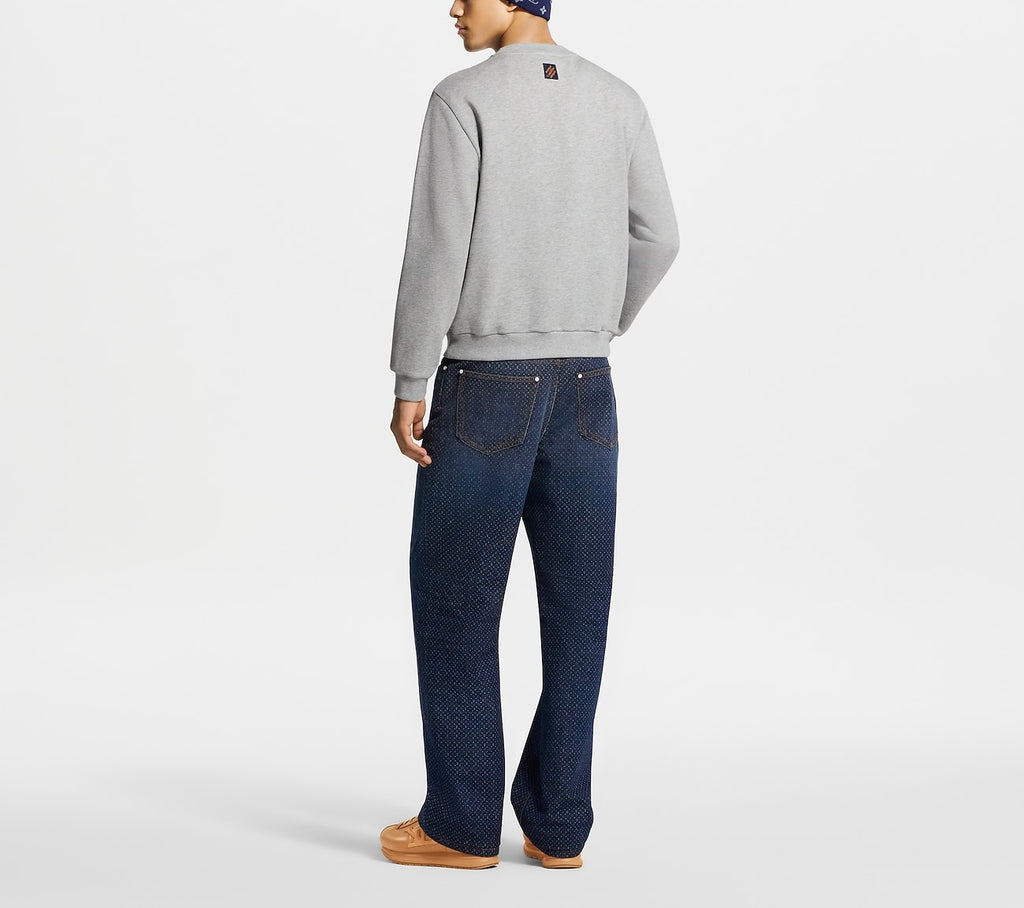 Louis Vuitton reflective signature sweatshirt