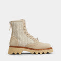 Roger Vivier Viv rangers truck booties in suede and knit