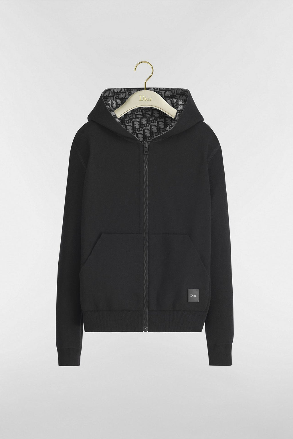 Dior hooded zipped cardigan