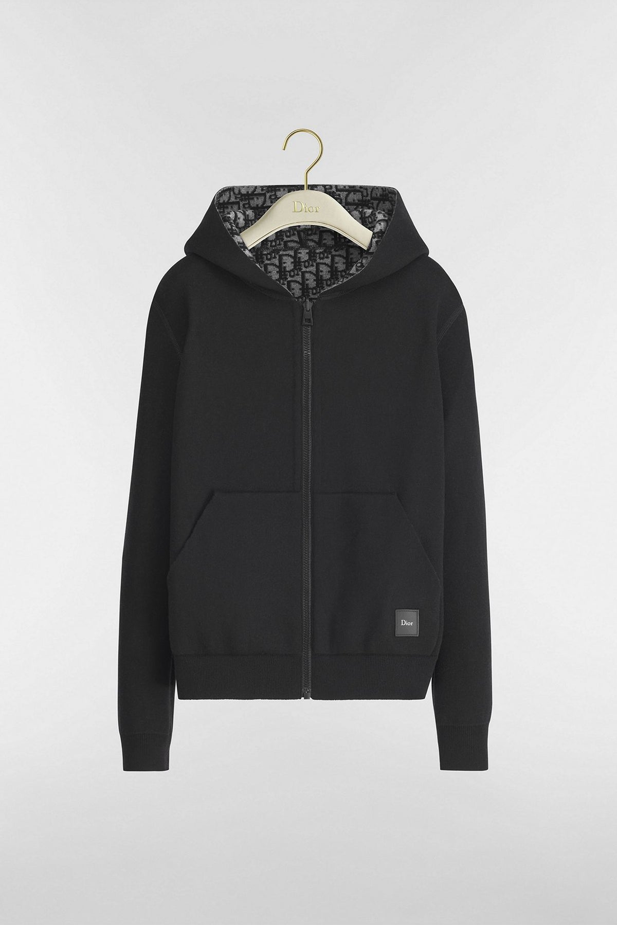 Dior hooded zipped cardigan