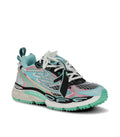 Off White Be Right Back fishnet sneakers