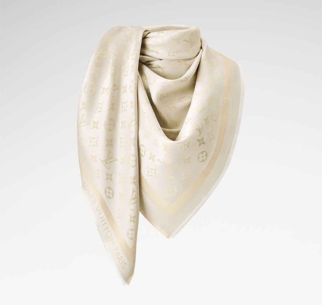 Louis Vuitton monogram shine shawl