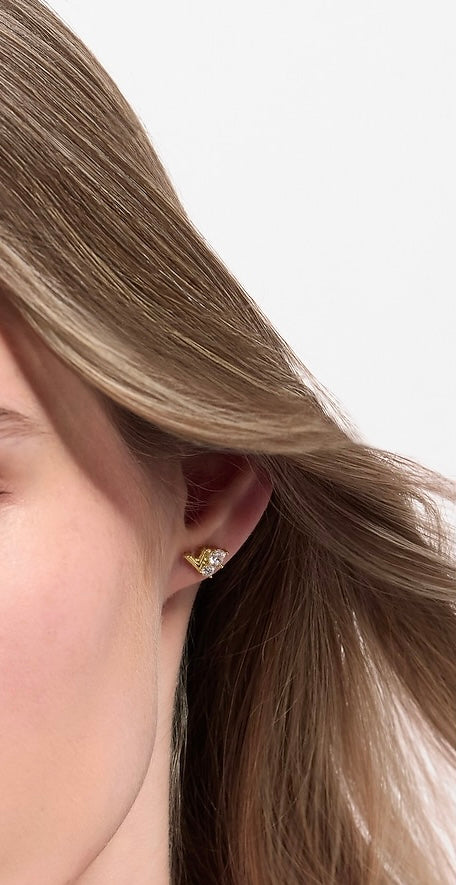Louis Vuitton essential V strass PM earrings