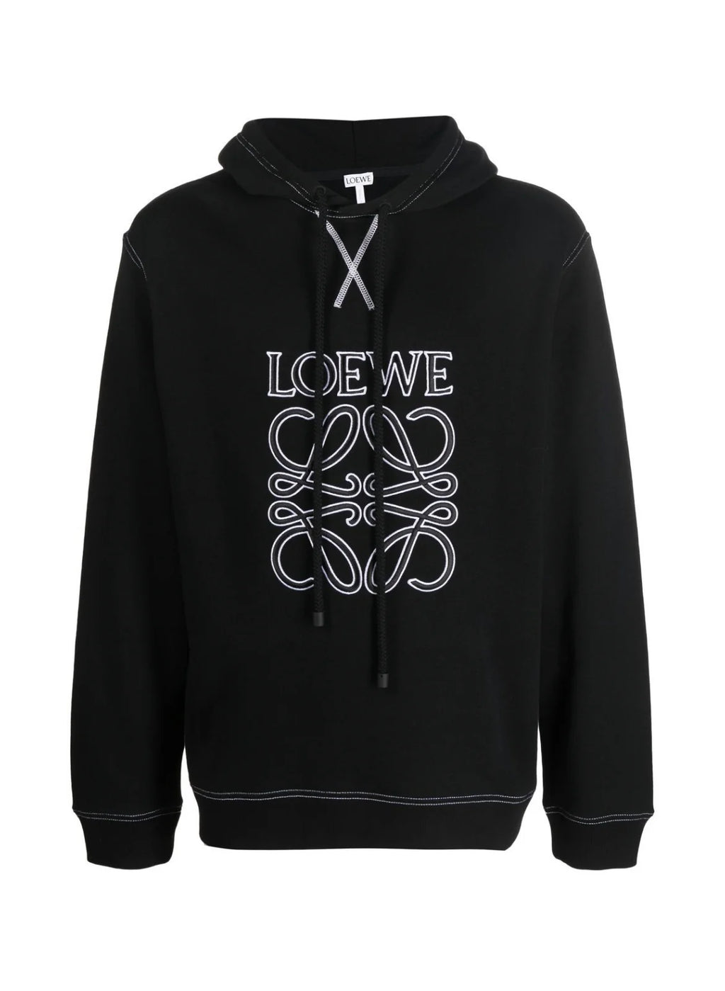 Loewe embroidered logo hoodie