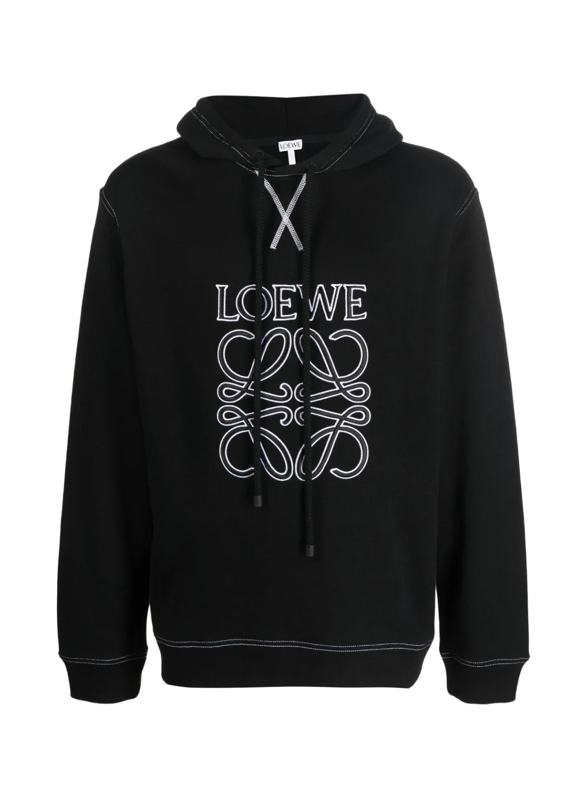 Loewe embroidered logo hoodie