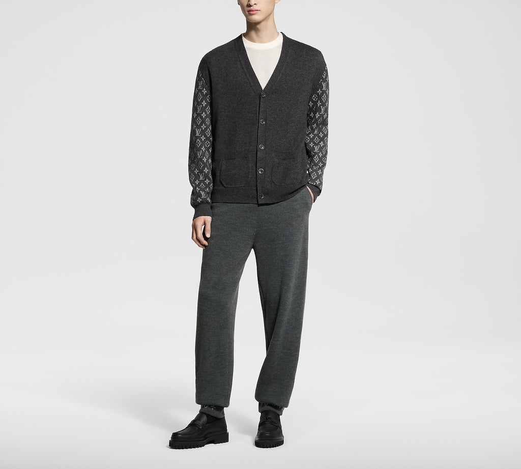 Louis Vuitton Monogram Mix cashmere cardigan