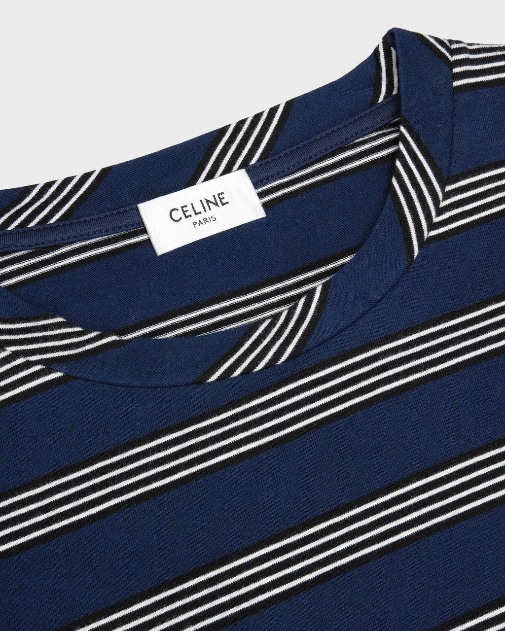 Celine long sleeved T-shirt in striped cotton jersey