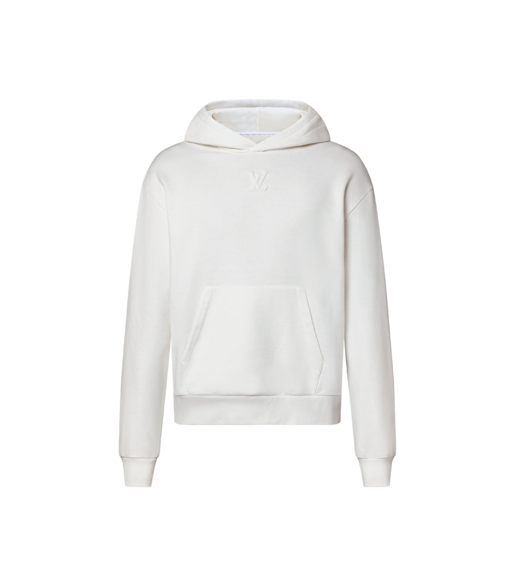 Louis Vuitton LV embossed cotton hoodie