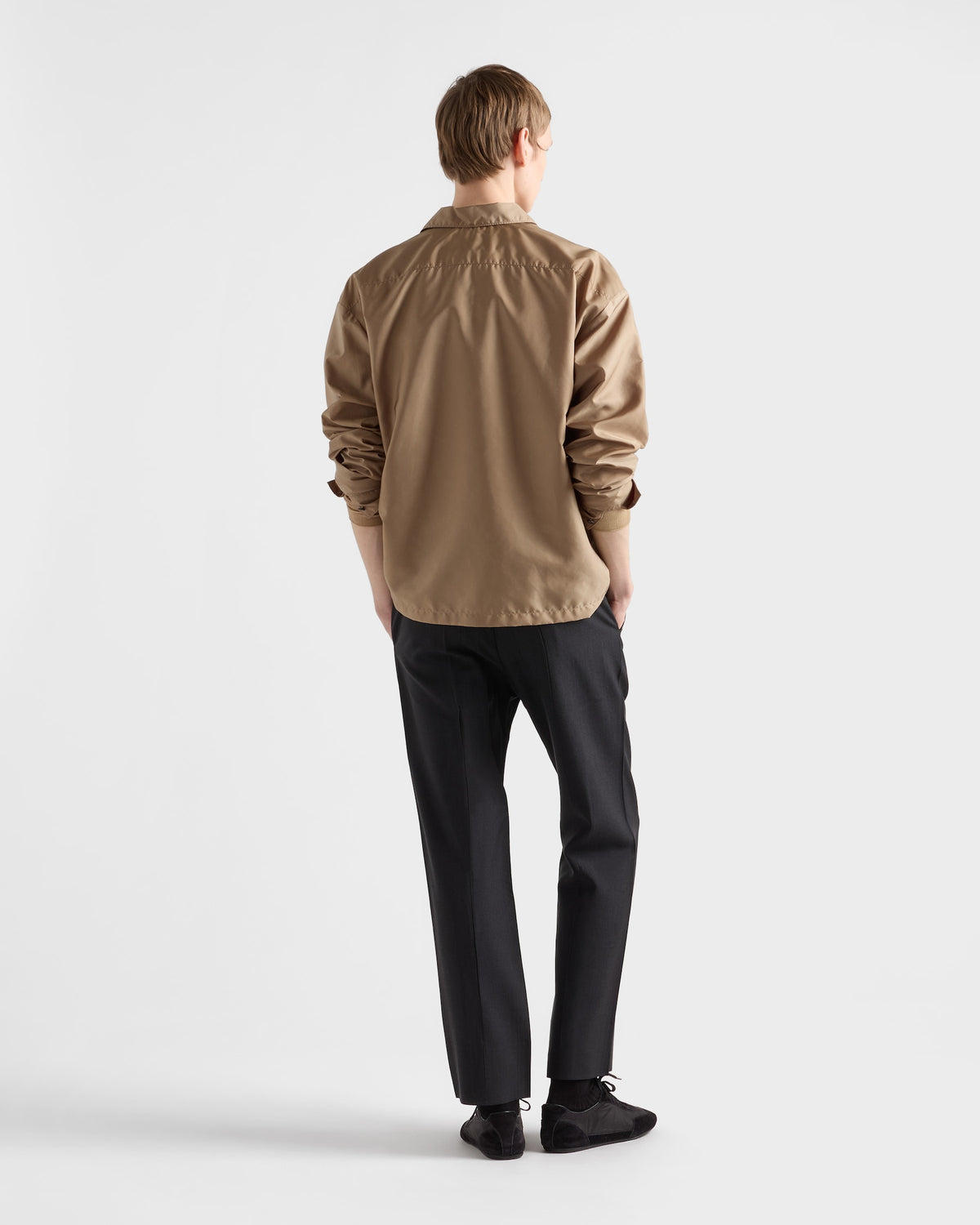Prada re-nylon zipper shirt