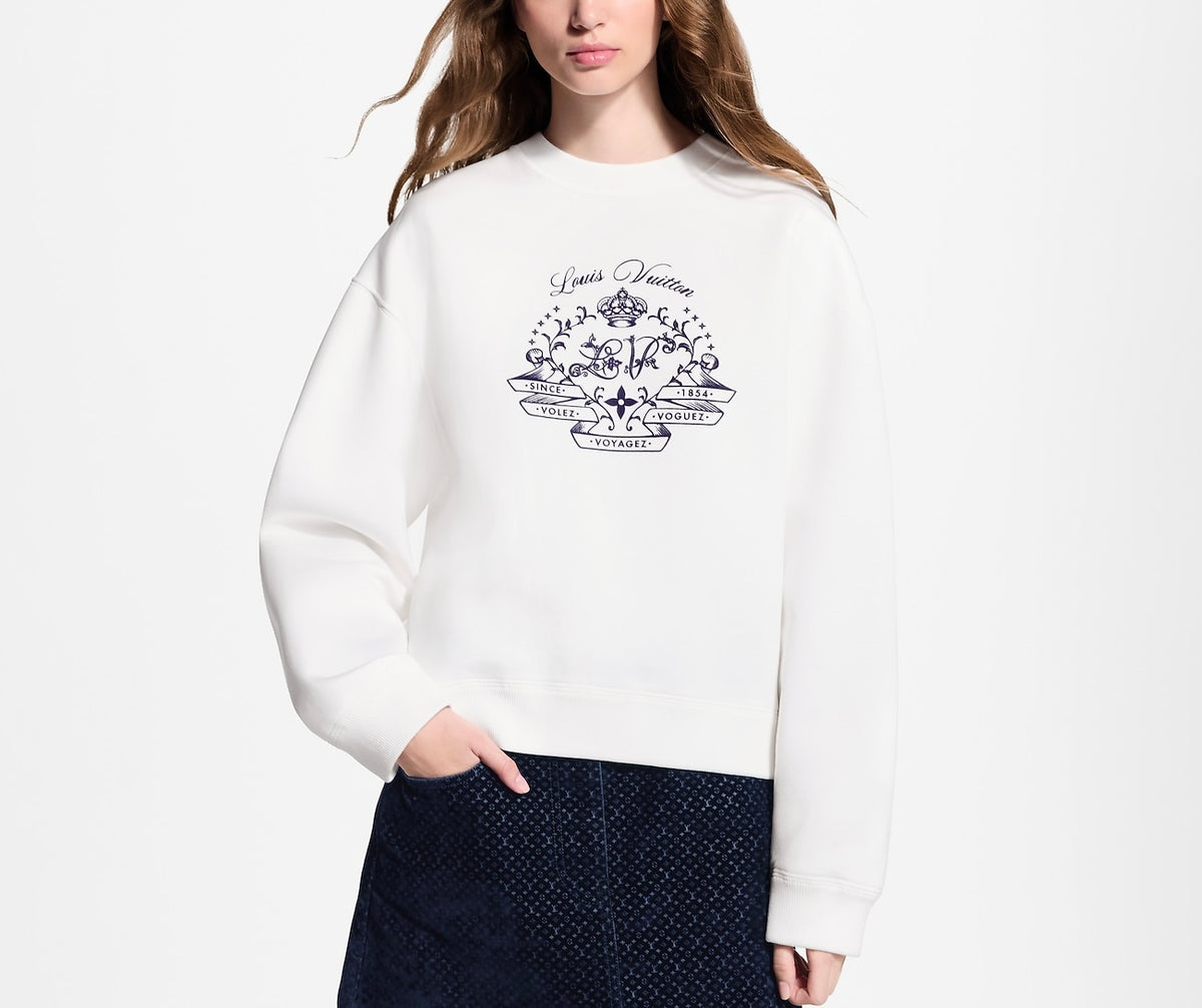 Louis Vuitton flocked signature sweater