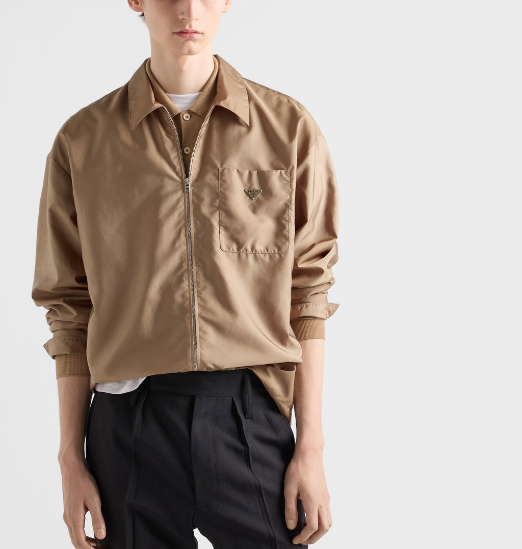 Prada re-nylon zipper shirt