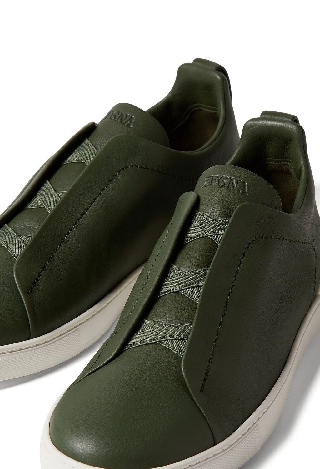 Zegna triple stitch sneakers