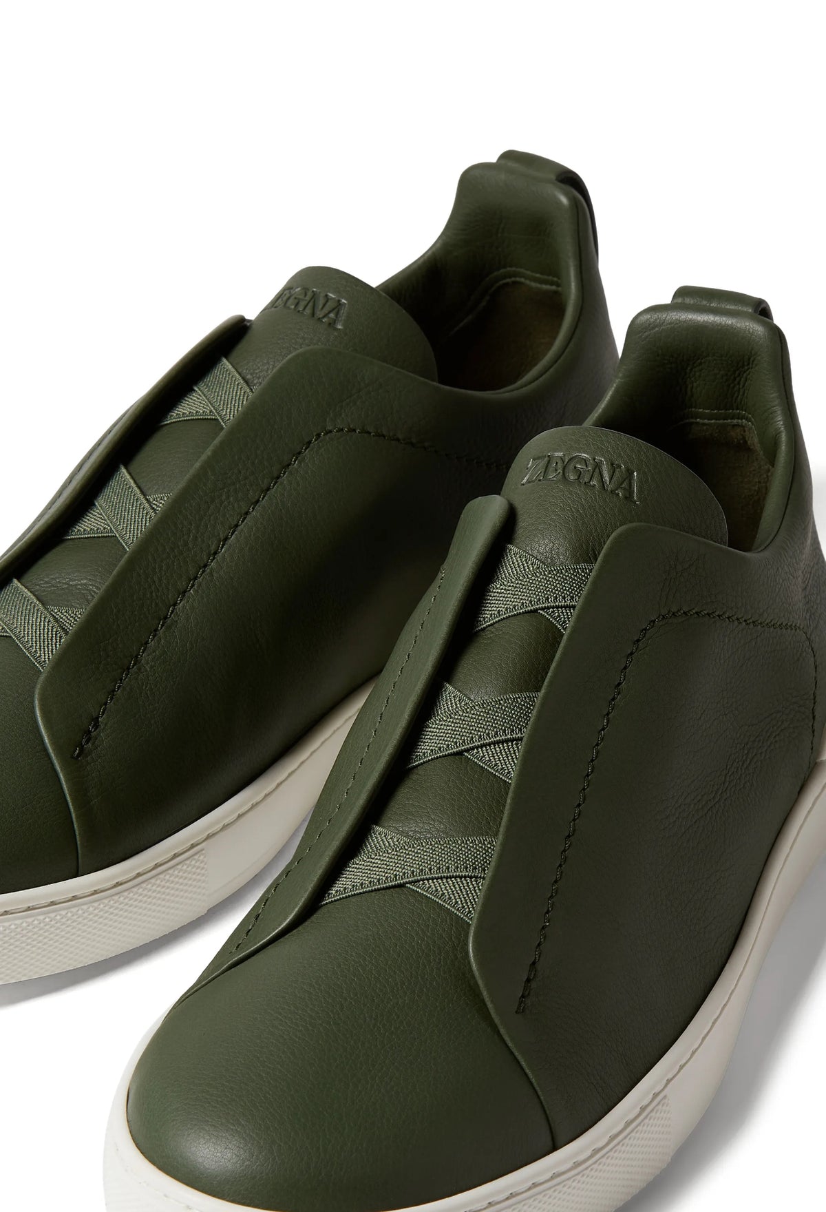 Zegna triple stitch sneakers