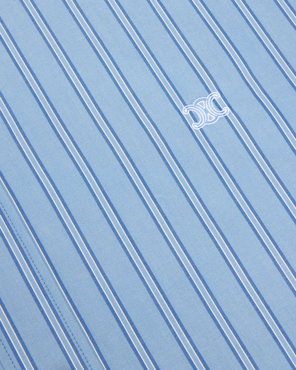 Celine classic shirt in striped cotton poplin