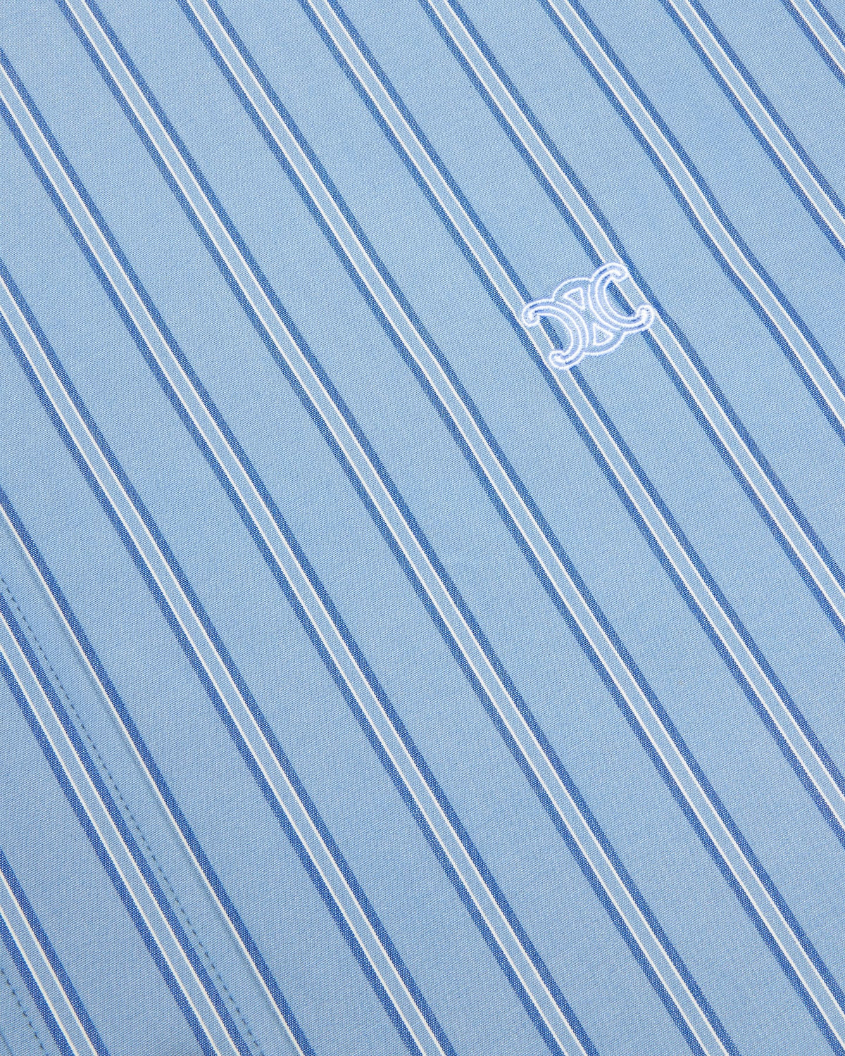Celine classic shirt in striped cotton poplin