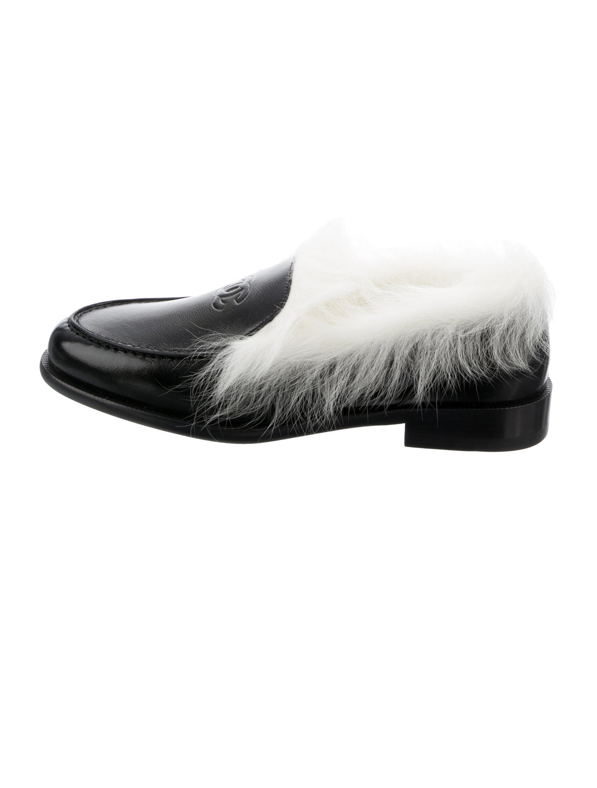 Chanel Coco Neige shearling loafers
