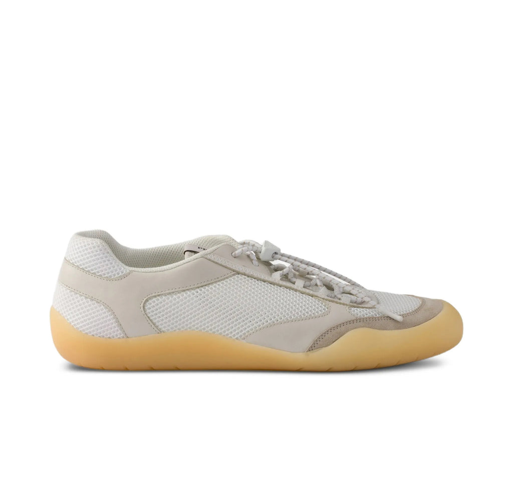 Prada speedrock leather and mesh fabric sneakers