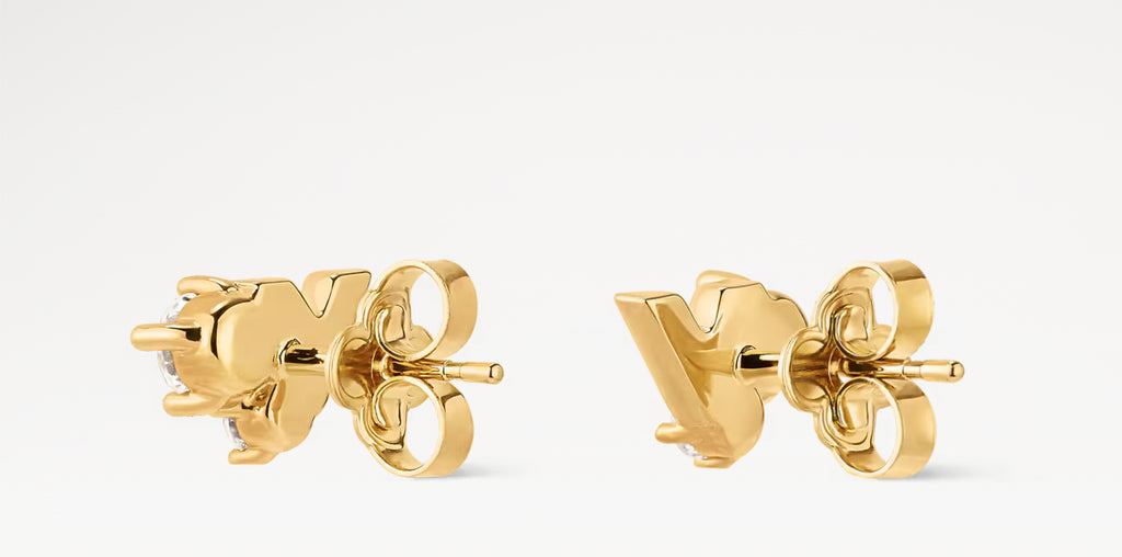 Louis Vuitton essential V strass PM earrings