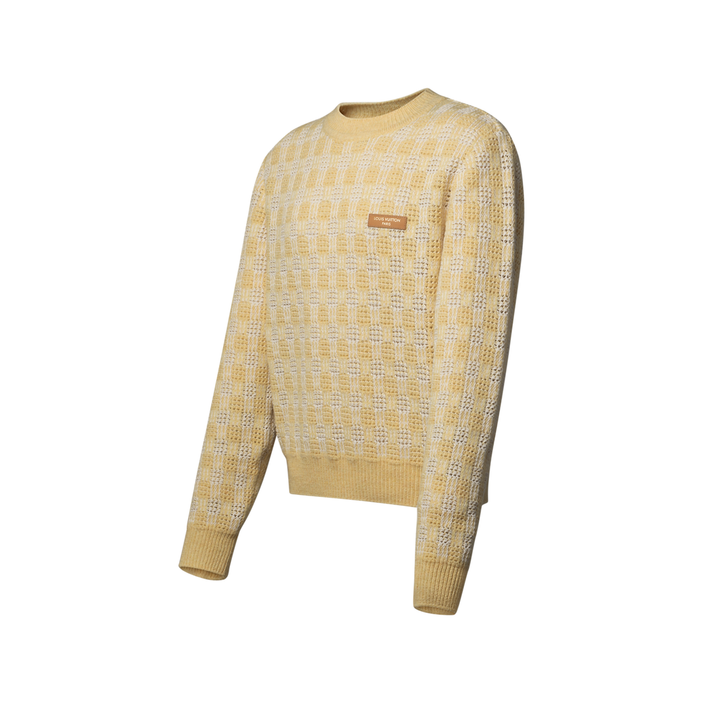 Louis Vuitton tweedy jacquard crewneck