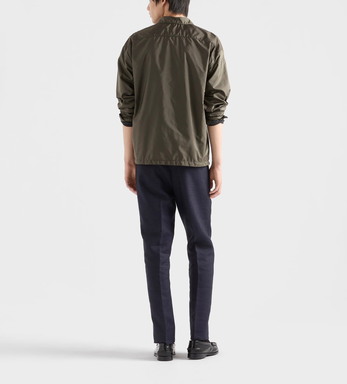 Prada re-nylon zipper shirt