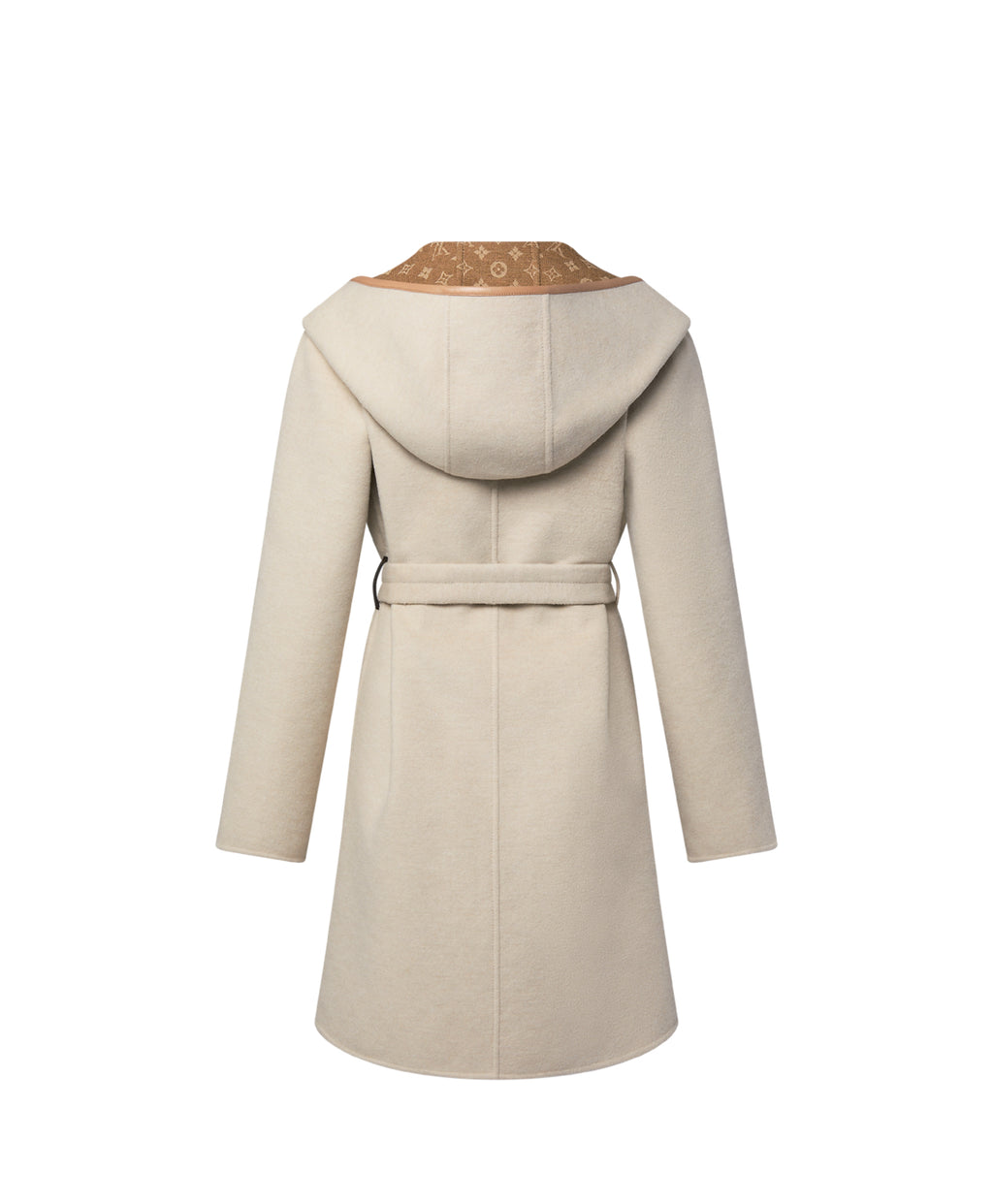 Louis Vuitton hooded wrap coat