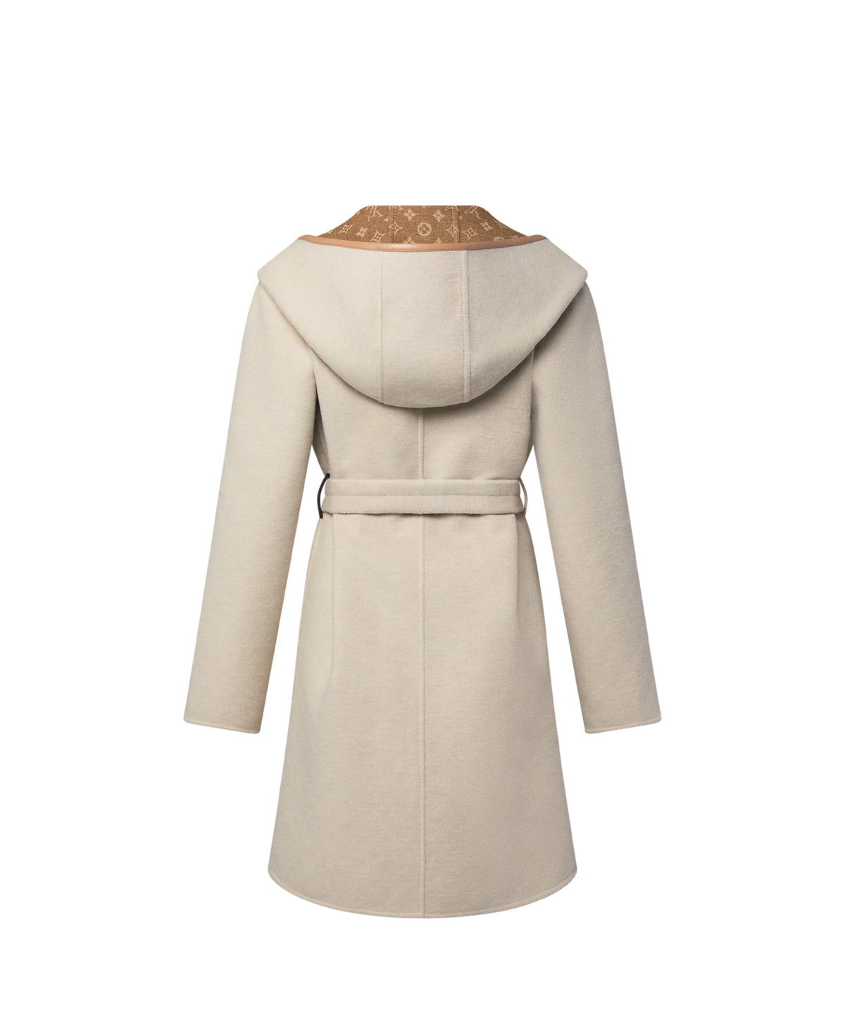 Louis Vuitton hooded wrap coat