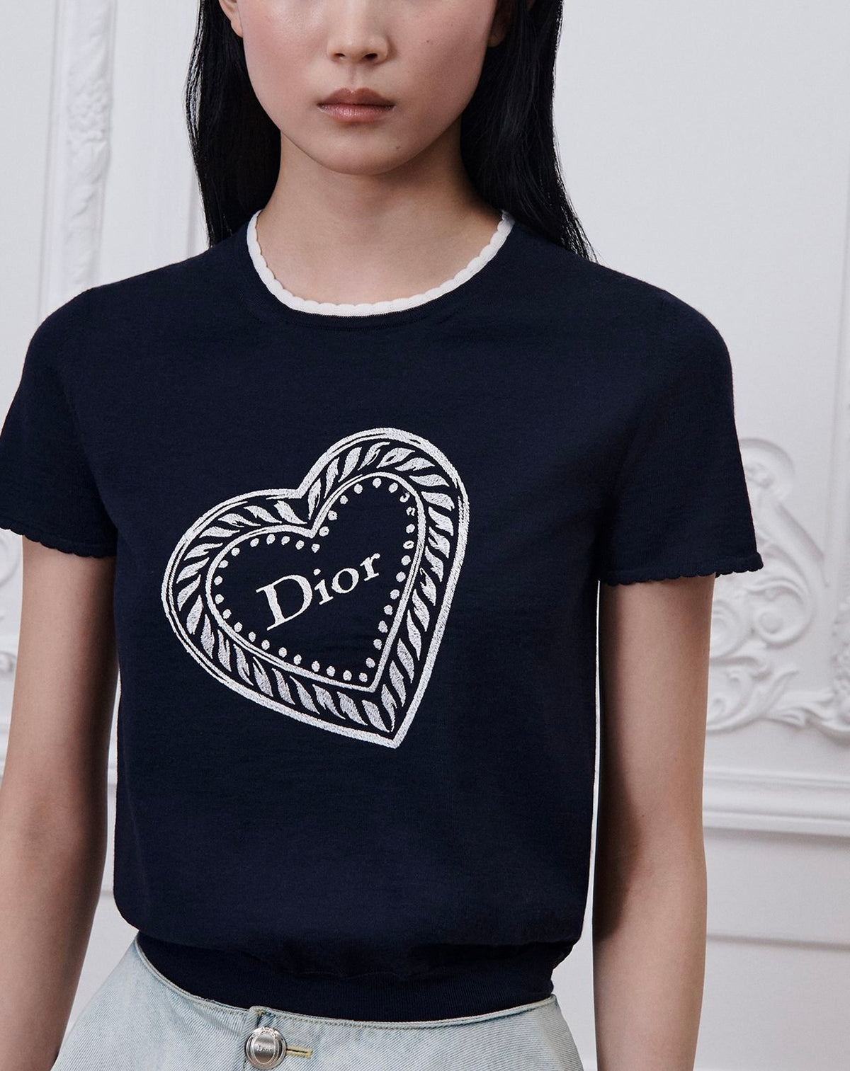 Dior short sleeved sweater