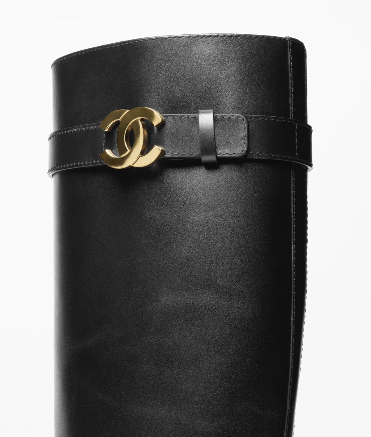 Chanel high boots in calfskin