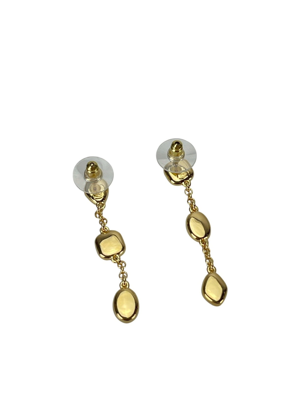 Chanel CC chain drop earrings
