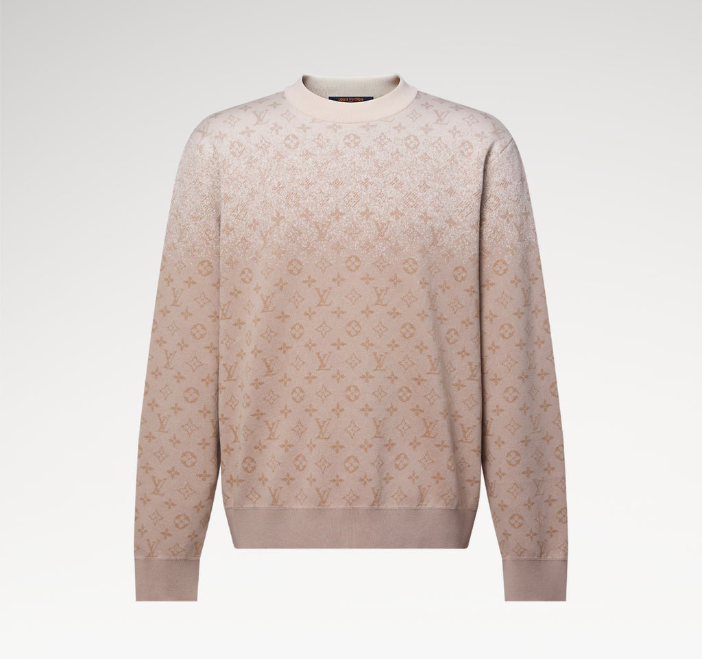 Louis Vuitton monogram long sleeved crewneck