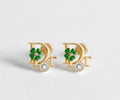 Dior Precious clover stud earrings