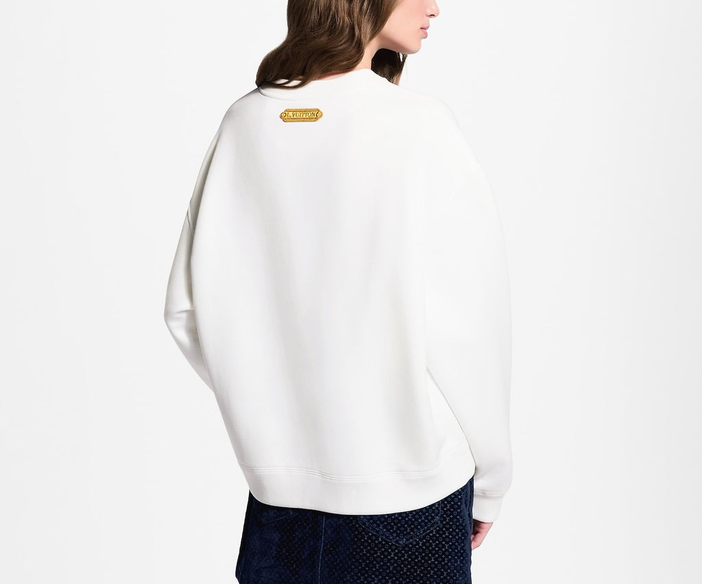 Louis Vuitton flocked signature sweater