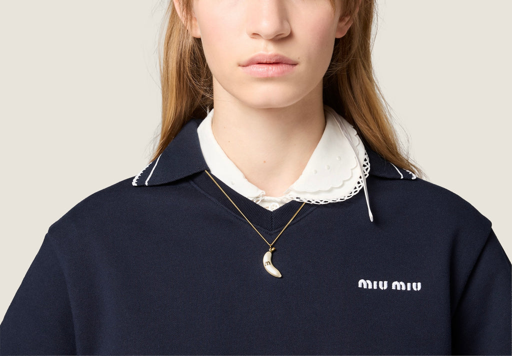 Miu Miu Metal necklace with pendant
