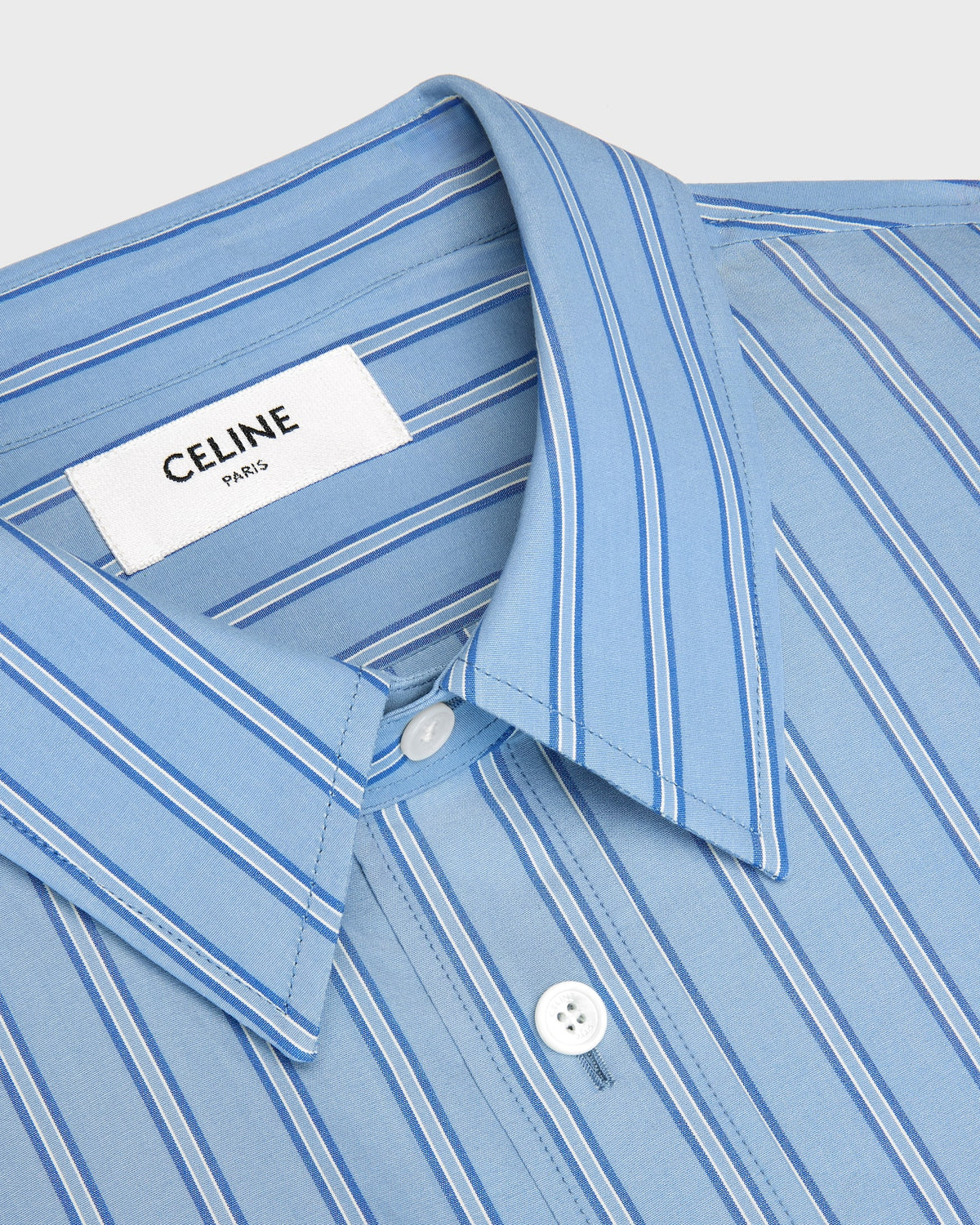 Celine classic shirt in striped cotton poplin